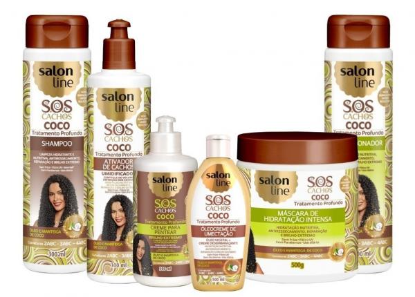 Kit Sos Cachos Coco com 6 Produtos - Salon Line
