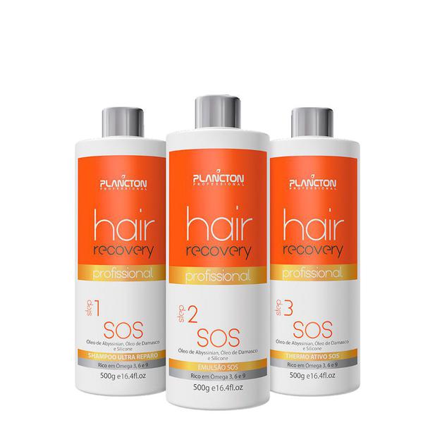 Kit Sos Hair Recovery Plancton 500Ml