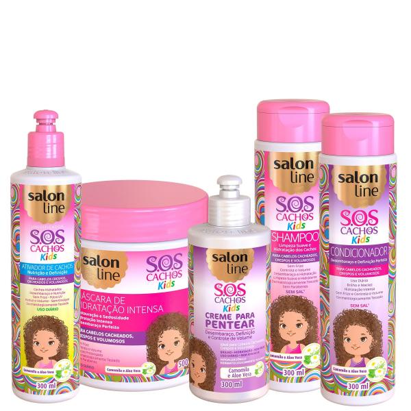 Kit SOS Kids com 5 Produtos - Salon Line
