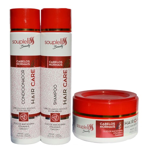 Kit Soupleliss Beauty Hair Care Completo para Cabelos Normais