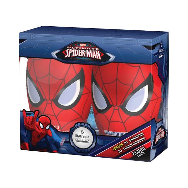 Kit Spider Man - Shampoo + Condicionador 250ml - Biotropic