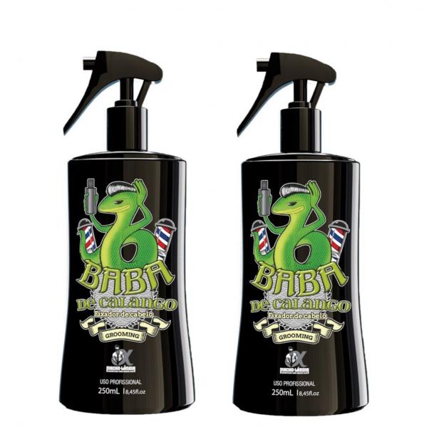 Kit - 2 Spray Grooming Fixador de Cabelo - Baba de Calango - Macho-Lândia