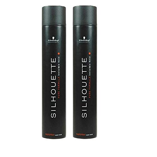 Kit 2 Spray Schwarzkopf Silhouette Hair Fixador 500ml