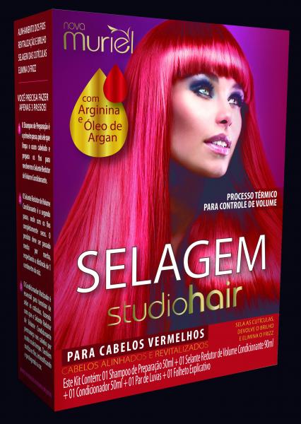 Kit Studio Hair Somos o Brilho Cabelos Cacheados Vermelhos - Muriel