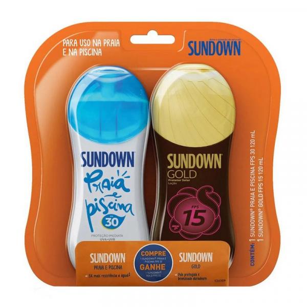 Kit Sundown FPS 30 120ML+ Gratis Sundown Gold FPS 15 120ml - Johnson Johnson