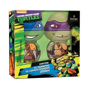 Kit Tartarugas Ninja - Shampoo Leonardo + Cond Donatello - 250ml