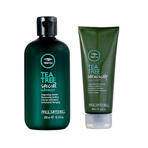 Kit Tea Tree Shampoo e Scalp Kit de Tratamento