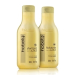Kit Tecno Gold Hobety Shampoo 300Ml + Hidratante 300Gr
