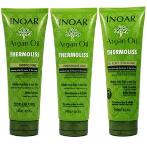 Kit Thermoliss Argan Oil Shampoo Condicionador e Defrizante - Inoar