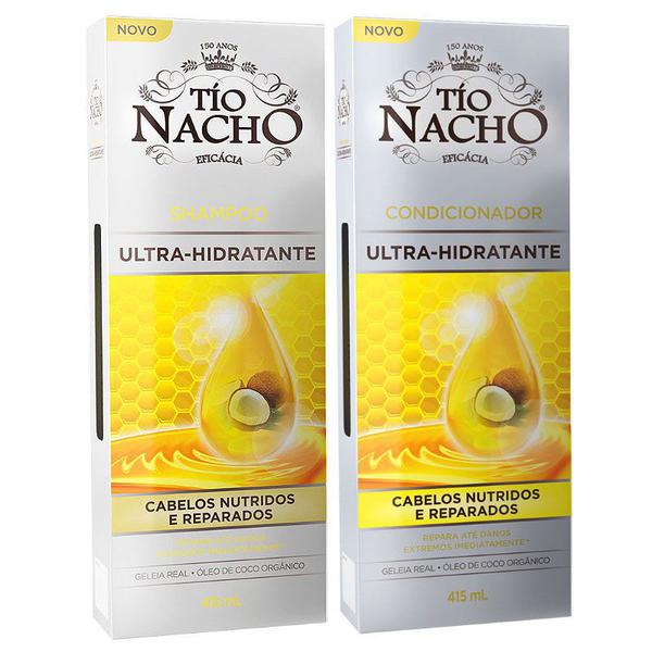 Kit Tío Nacho Shampoo Ultra-hidratante 415mL+ Condicionador - Tio Nacho
