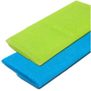 Kit 2 Toalhas de Banho Massageadoras Esfoliantes - Verde e Azul