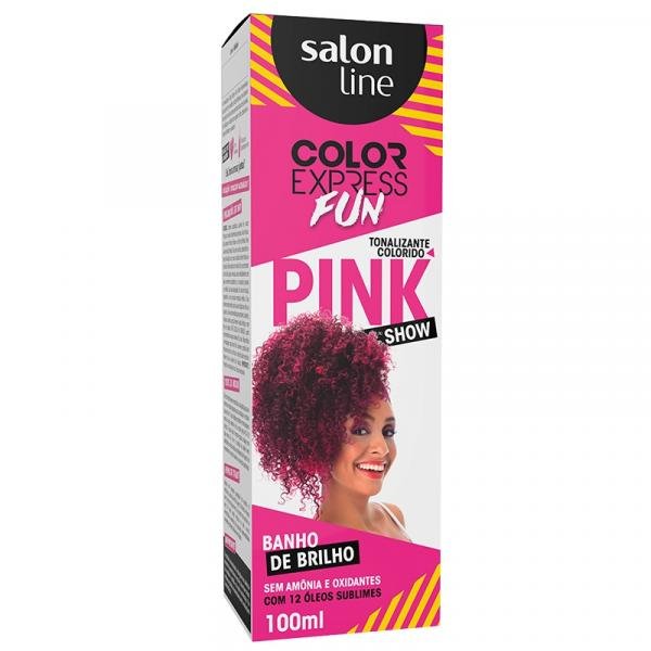 Kit Tonalizante Color Express Fun Salon Line Pink Show 100g