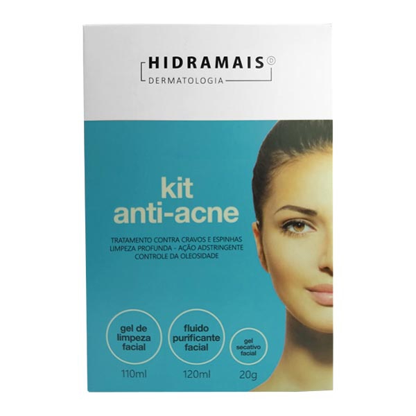 Kit Tratamento Facial Anti-acne e Cravos Hidramais