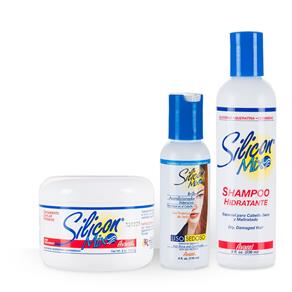KIT Tratamento Hidrataçao Reconstrutiva Shampoo + Máscara + Leave-in