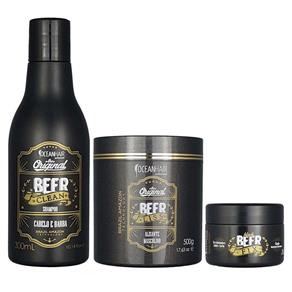 Kit Tratamento Profissional Shampoo Alisante e Modelador Beer - Ocean Hair