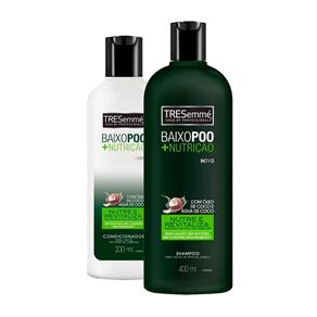 Kit Tresemmé Baixo Poo Shampoo 400ml + Condicionador 200ml