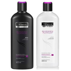 Kit Tresemmé Blindagem Platinum Shampoo + Condicionador 400ml