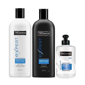 Kit Tresemmé Hidratação Profunda Shampoo + Condicionador + Creme de Pentear