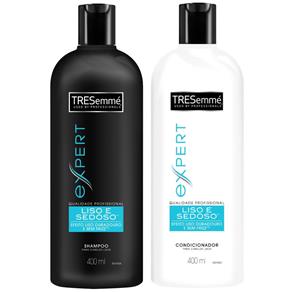 Kit Tresemmé Liso e Sedoso Shampoo 400ml + Condicionador 400ml