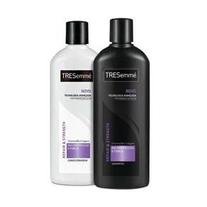 Kit Tresemmé Reconstrução e Força Shampoo + Condicionador - 400ml + 400ml