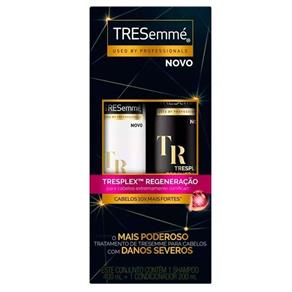 Kit Tresemmé Shampoo 400ml + Condicionador 200ml Tresplex Regeneração