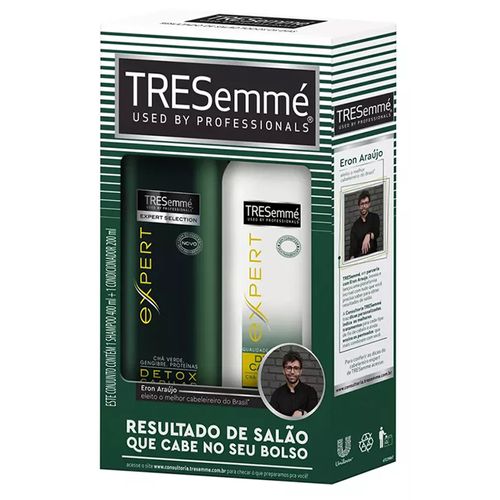 Kit Tresemmé Shampoo Detox Capilar 400ml + Condicionador 200ml KIT TRESEMME SH400ML+CO200ML PR ESP DETOX
