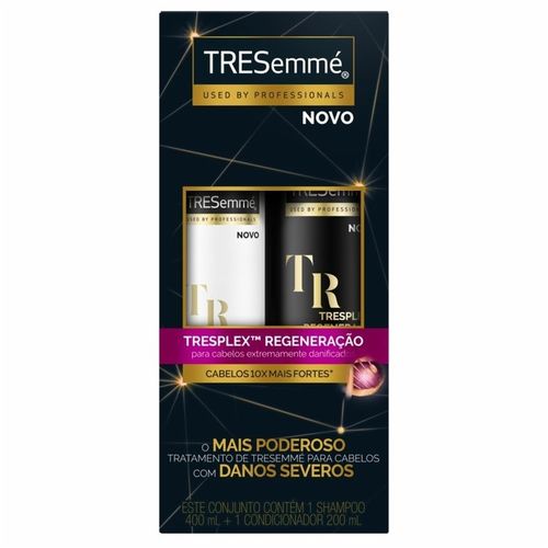 Kit Tresemme Tresplex Regeneração Shampoo 400ml + Condicionador 200ml