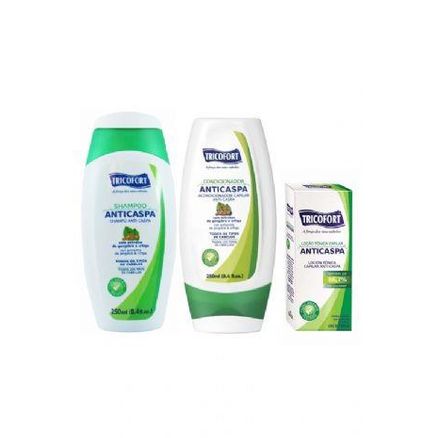 Kit Tricofort Shampoo + Condicionador + Loção Anticaspa