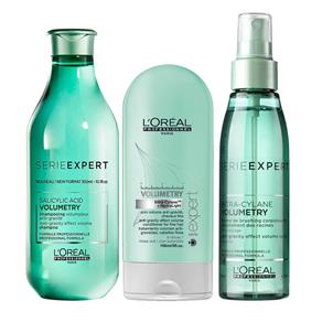 Kit Trio L`Oréal Shampoo 300ml + Condicionador 150ml + Spray 125ml