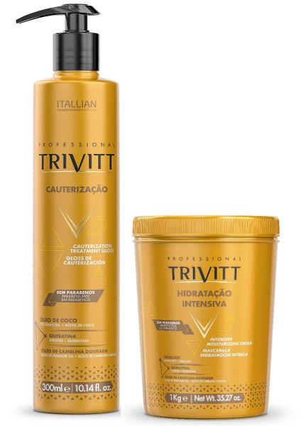 Kit Trivitt - Cauterizaçao Gloss 250ml + Hidratacao 1kg