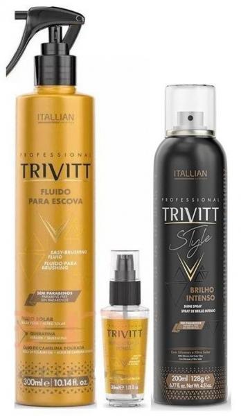Kit Trivitt - Finalizador 3 Produtos - Itallian Hairtech