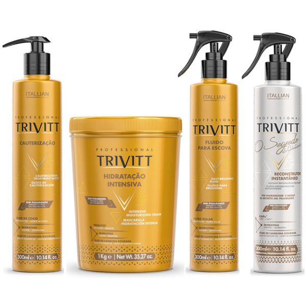 Kit Trivitt Hidratação, Cauterização, Fluído e Segredo