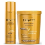 Kit Trivitt Profissional Shampoo 1L + Mascara 1kg