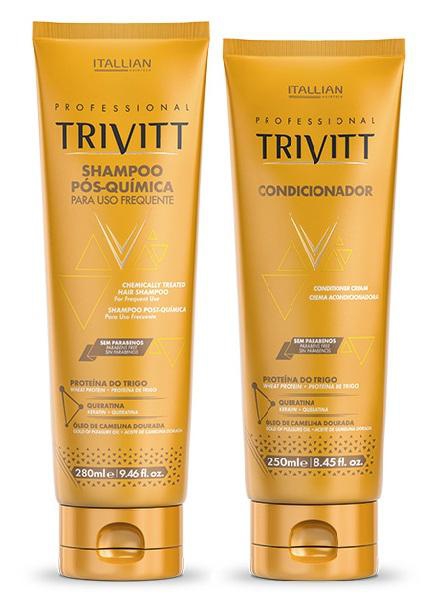 Kit Trivitt - Shampoo + Condicionador - Pós-Química - 2 Produtos