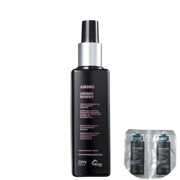 Kit Truss Alexandre Herchcovitch Amino - Protetor Térmico 200ml+ Infusion - Shampoo e Condicionador