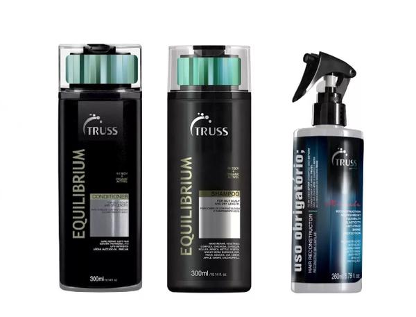 Kit Truss Equilibrium Shampoo Condicionador E Uso Reconstrutor