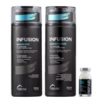 Kit Truss Infusion Shampoo + Condicionador Cabelos Secos - 300ml + Ampola Shock Repair - 17ml