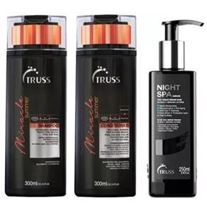 Kit Truss Miracle Summer Shampoo + Condicionador + Night Spa