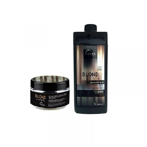 Kit Truss Profissional Blond Hair Super Loira 2 Produtos Shampoo + Máscara - Truss Professional