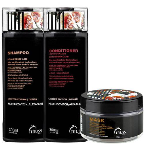 Kit Truss Trio Alexandre Herchcovitch Shampoo 300ml + Condicionador 300ml + Máscara 180g