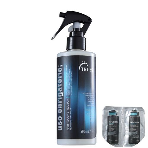 Kit Truss Uso Obrigatório - Tratamento Reconstrutor 260ml+truss Infusion - Shampoo e Condicionador