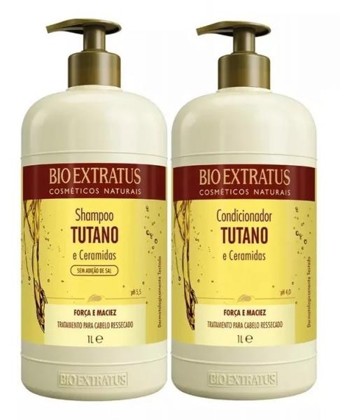 Kit Tutano e Ceramidas Shampoo + Condicionador 1 Litro - Bio Extratus