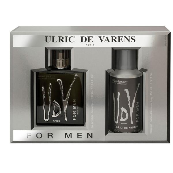 Kit UDV For Men Ulric de Varens EDT 100ml e Deo 200ml
