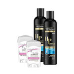 Kit 2un Desodorante Creme Rexona Clinical Women 48g + 2un Shampoo Tresseme Hidratacao Profunda 400ml