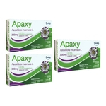 Kit 3 unidades Apaxy Passiflora 300mg com 20 comprimidos