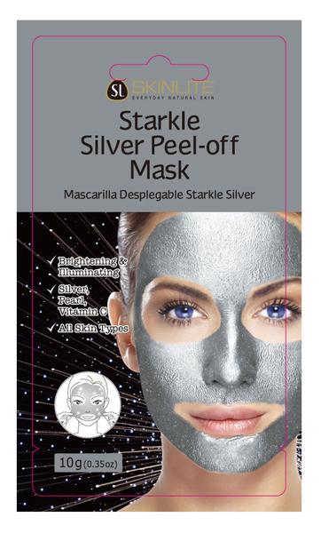 Kit 3 Unids Máscara Facial Starkle Peel-off de Prata - Skinlite