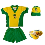 Kit Uniforme Bebê do Brasil Torcida Baby - 015A