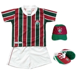 Kit Uniforme Bebê do Fluminense Torcida Baby - 015s