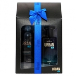 Kit Urban Men perfume eau de cologne, 100mL+ desodorante, aerosol, 150mL