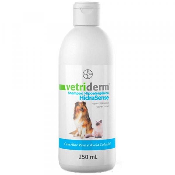Kit Vetriderm Hidrasense Shampoo 250ml + Hidrasense Spray 250ml - Bayer